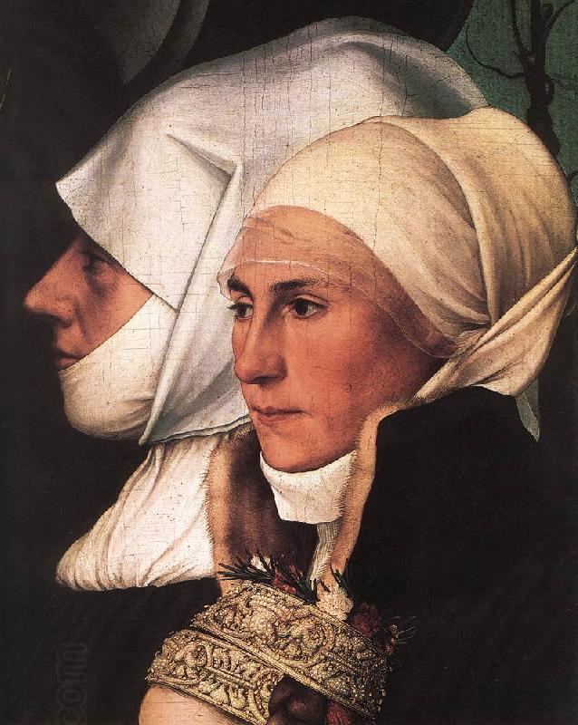 HOLBEIN, Hans the Younger Darmstadt Madonna (detail) sg China oil painting art